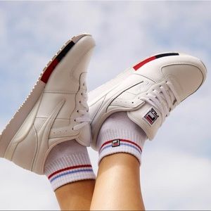White Fila Sneakers